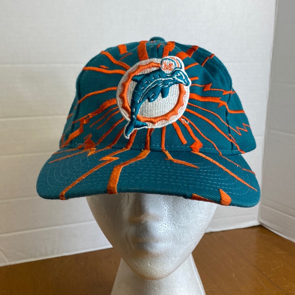 Vintage starter collision Miami dolphins SnapBack hat 90’s Rare Size S/M